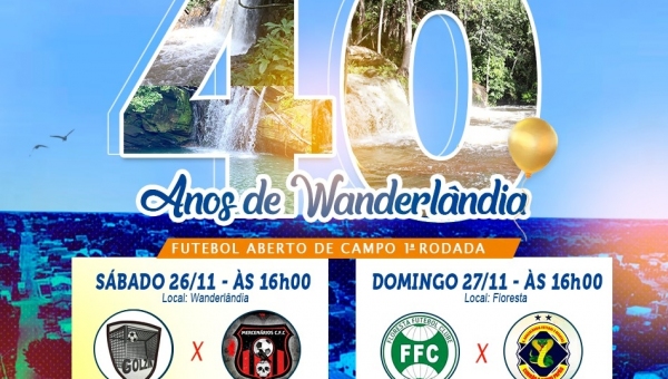 Grandes Eventos Esportivos 40º Aniversário de Wanderlândia 