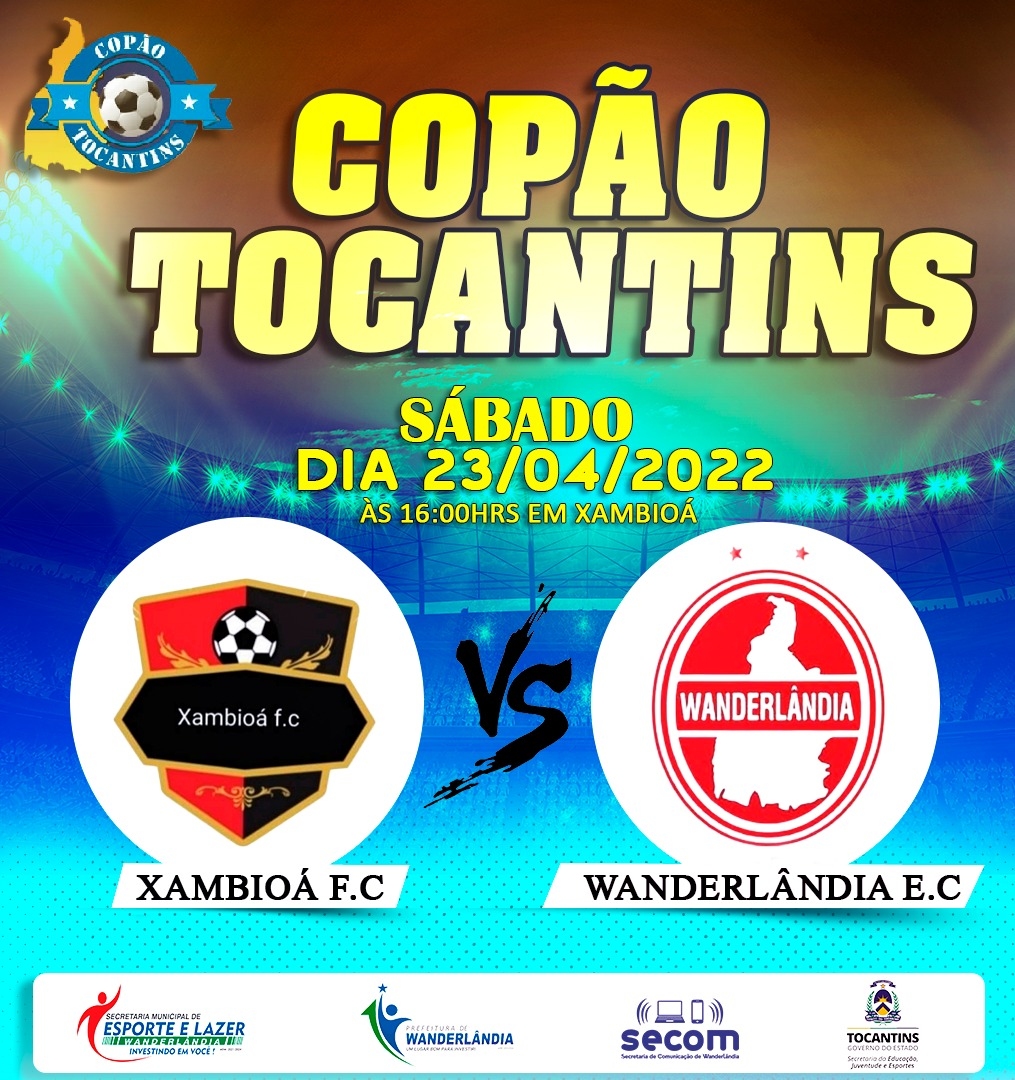 Wanderlândia confirmado no Copão Tocantins de Futebol 